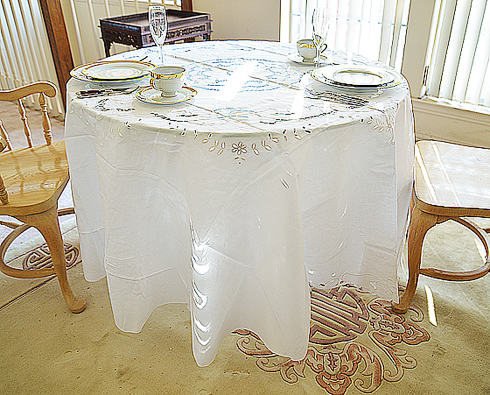 Emerald Round Tablecloth